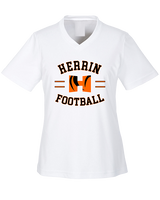 Herrin HS Football Curve - Womens Performance Shirt