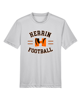 Herrin HS Football Curve - Youth Performance Shirt