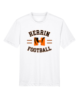 Herrin HS Football Curve - Youth Performance Shirt