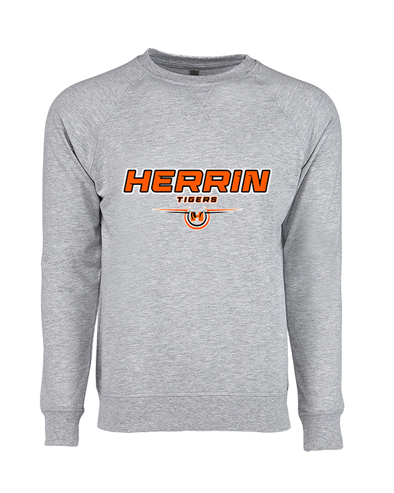 Herrin HS Football Design - Crewneck Sweatshirt