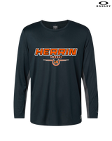 Herrin HS Football Design - Mens Oakley Longsleeve