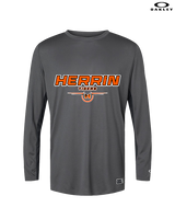 Herrin HS Football Design - Mens Oakley Longsleeve