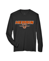 Herrin HS Football Design - Performance Longsleeve
