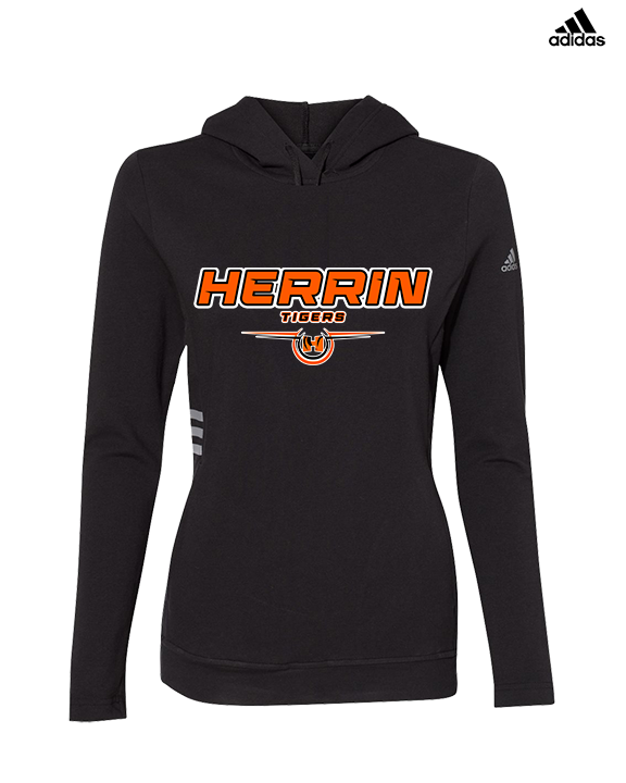 Herrin HS Football Design - Womens Adidas Hoodie