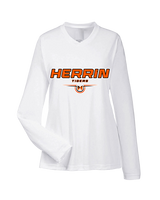 Herrin HS Football Design - Womens Performance Longsleeve