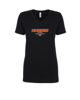 Herrin HS Football Design - Womens Vneck