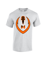 Herrin HS Football Full Football - Cotton T-Shirt