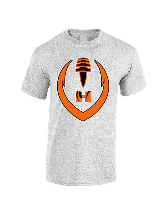 Herrin HS Football Full Football - Cotton T-Shirt