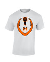 Herrin HS Football Full Football - Cotton T-Shirt