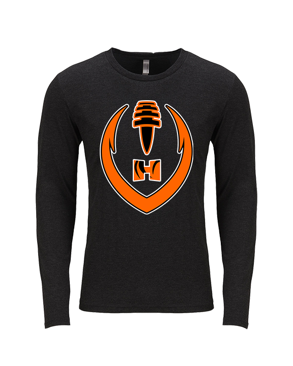 Herrin HS Football Full Football - Tri-Blend Long Sleeve
