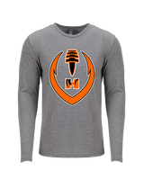 Herrin HS Football Full Football - Tri-Blend Long Sleeve