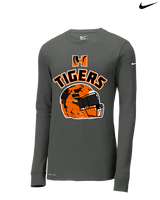 Herrin HS Football Helmet - Mens Nike Longsleeve