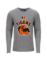 Herrin HS Football Helmet - Tri-Blend Long Sleeve
