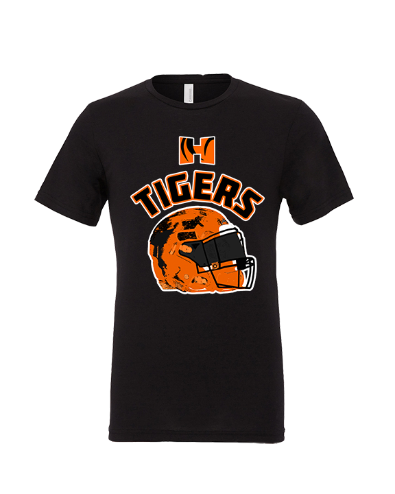 Herrin HS Football Helmet - Tri-Blend Shirt