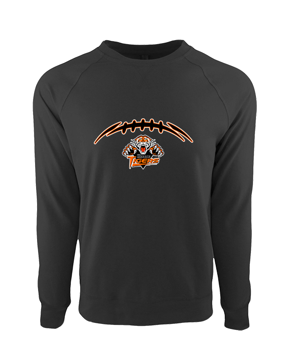 Herrin HS Football Laces - Crewneck Sweatshirt