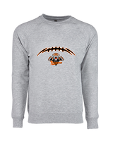 Herrin HS Football Laces - Crewneck Sweatshirt