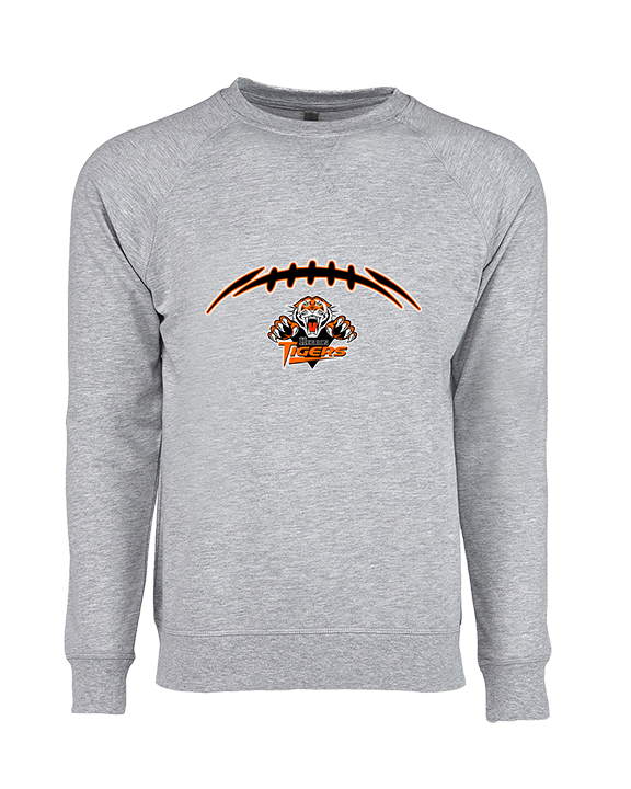 Herrin HS Football Laces - Crewneck Sweatshirt