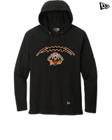 Herrin HS Football Laces - New Era Tri-Blend Hoodie