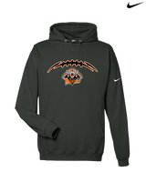 Herrin HS Football Laces - Nike Club Fleece Hoodie