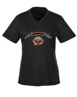 Herrin HS Football Laces - Womens Performance Shirt