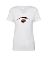 Herrin HS Football Laces - Womens Vneck