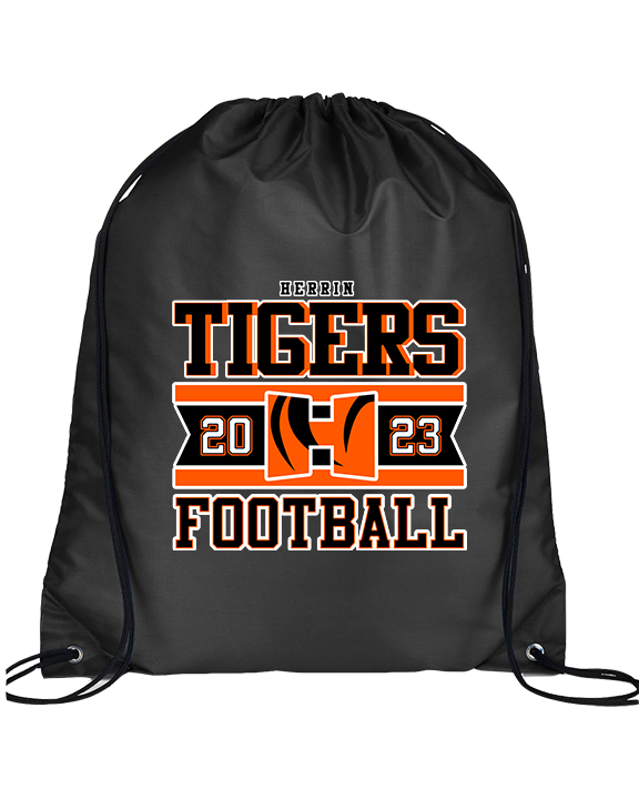 Herrin HS Football Stamp - Drawstring Bag