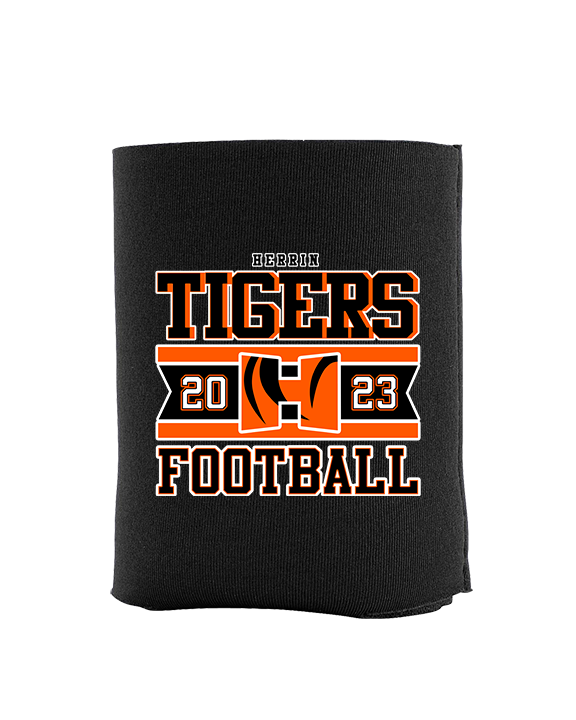Herrin HS Football Stamp - Koozie