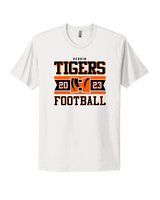 Herrin HS Football Stamp - Mens Select Cotton T-Shirt