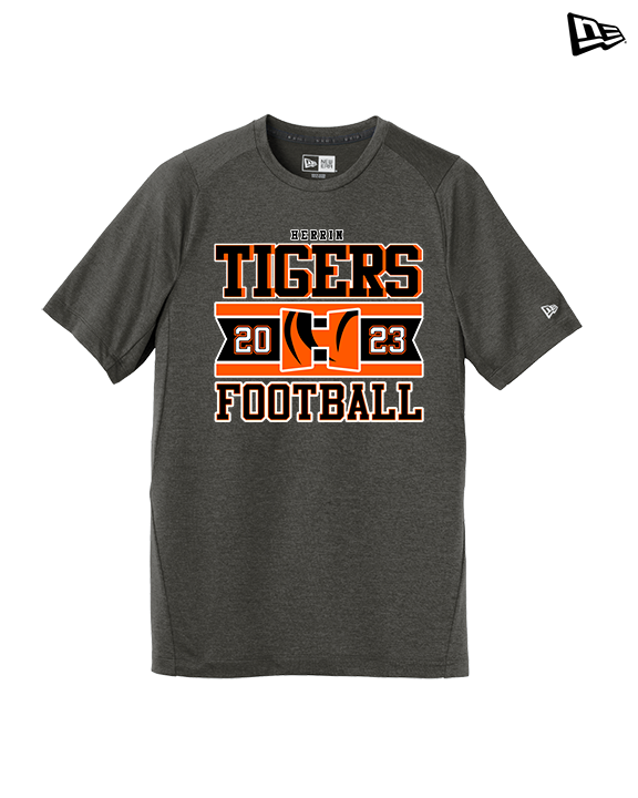 Herrin HS Football Stamp - New Era Performance Shirt