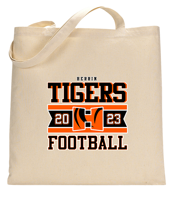 Herrin HS Football Stamp - Tote