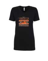 Herrin HS Football Stamp - Womens Vneck