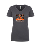 Herrin HS Football Stamp - Womens Vneck