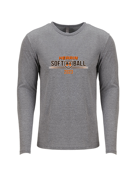 Herrin HS Softball - Tri-Blend Long Sleeve