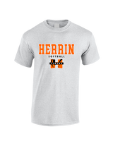 Herrin HS Softball Block - Cotton T-Shirt