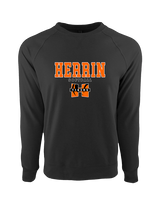 Herrin HS Softball Block - Crewneck Sweatshirt
