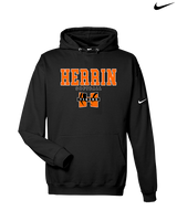 Herrin HS Softball Block - Nike Club Fleece Hoodie