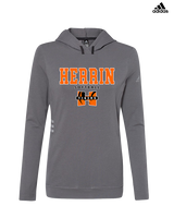 Herrin HS Softball Block - Womens Adidas Hoodie