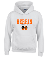 Herrin HS Softball Block - Youth Hoodie