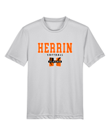 Herrin HS Softball Block - Youth Performance Shirt