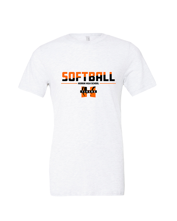 Herrin HS Softball Cut - Tri-Blend Shirt