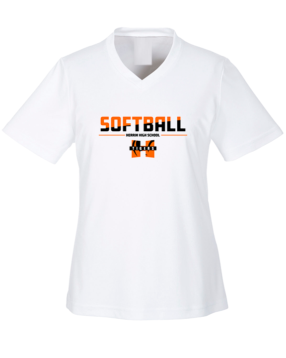 Herrin HS Softball Cut - Womens Performance Shirt