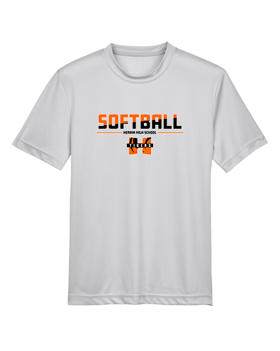 Herrin HS Softball Cut - Youth Performance Shirt
