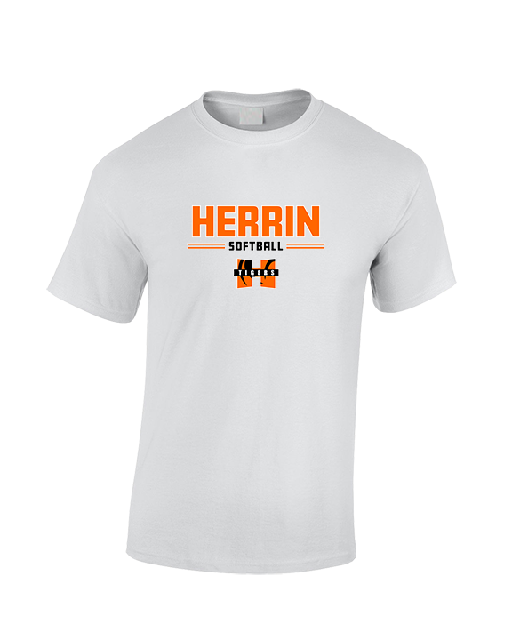 Herrin HS Softball Keen - Cotton T-Shirt