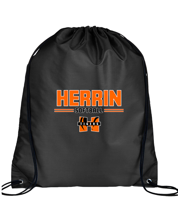 Herrin HS Softball Keen - Drawstring Bag