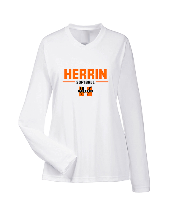 Herrin HS Softball Keen - Womens Performance Longsleeve