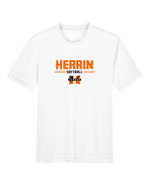 Herrin HS Softball Keen - Youth Performance Shirt