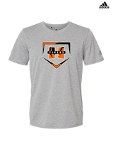 Herrin HS Softball Plate - Mens Adidas Performance Shirt