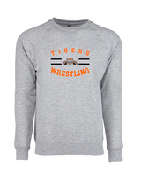 Herrin HS Wrestling Curve - Crewneck Sweatshirt