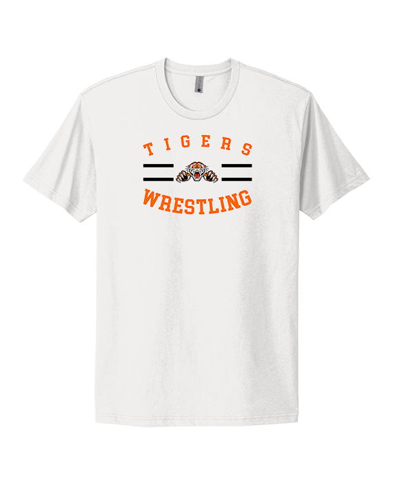 Herrin HS Wrestling Curve - Mens Select Cotton T-Shirt