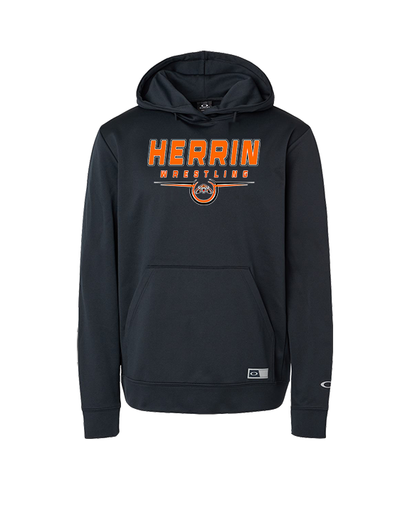 Herrin HS Wrestling Design - Oakley Performance Hoodie